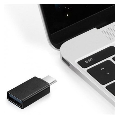 Female | 4 pin USB Type A | Male | 24 pin USB-C | Black